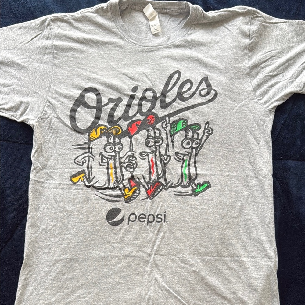 Tultex Gray Orioles KMR Graphic Tee